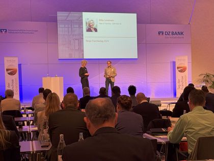 Britta Linnemann (Head of Franchise - VOM FASS AG), Dieter C. Nass (Veranstalter und Moderator / Geschäftsführer - Business Community)
