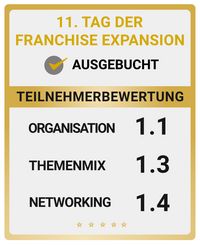 Teilnehmerbewertung Tag der Franchise Expansion 2023